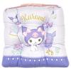 MORIPiLO Kuromi Sanrio Characters School Comfortable for Cute Morishita Makura Cushion, Purple, 30x30x7cm, Thick, Bottoms, School, Kindergarten,
