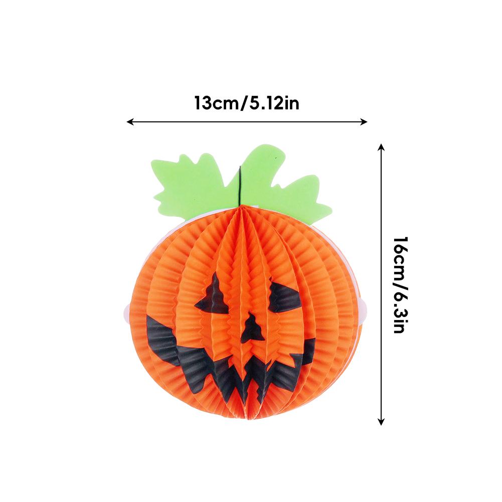 Хэллоуин Подвесной Декор Призрак Ведьма Паук Тыква Бумажные Фонарики DIY Хэллоуин Подвесные Поделки Хэллоуин Подвески для Веранды Потолка