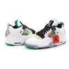 AQ9129-100 Nike Air Jordan 4 Retro Lucid Green Rasta University Red (Женский)