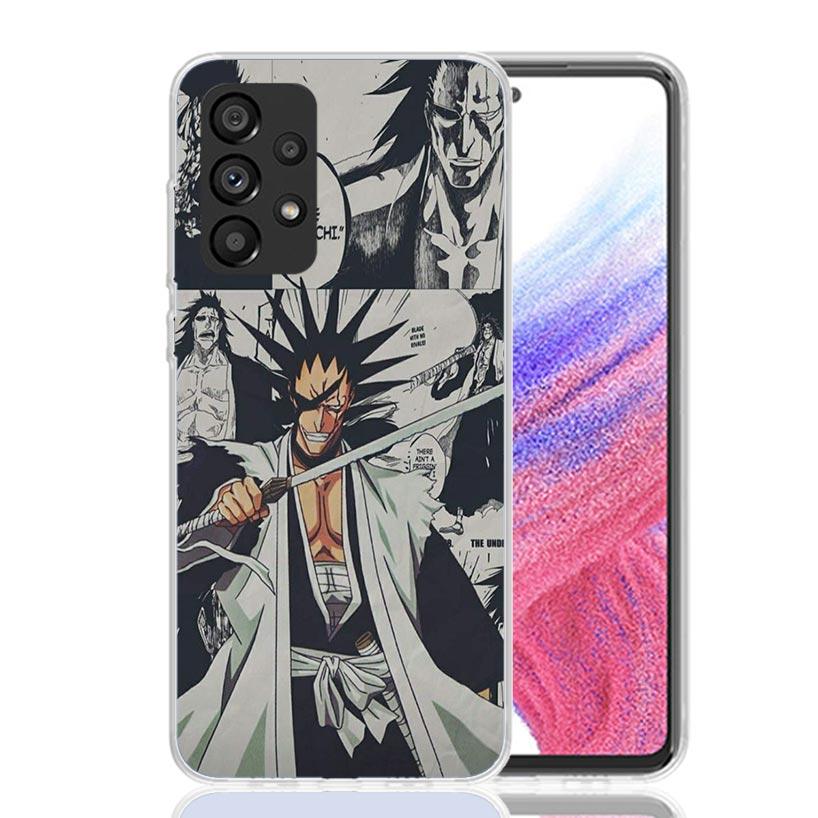 Чехол для телефона с персонажем Итиго Кэмпати из аниме Bleach для Samsung Galaxy A13 A14 A15 A16 A53 A54 A55 A56 A33 A34 A35 A36 A23 A24 A25 A26 A05S