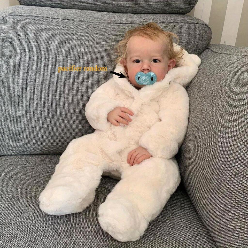 70 см большой размер куклы-реборн для девочки 3D кожа ручная роспись 28 дюймов принцесса малыш винил конечности тканевое тело реалистичная блондинка малыш искусство Bebe