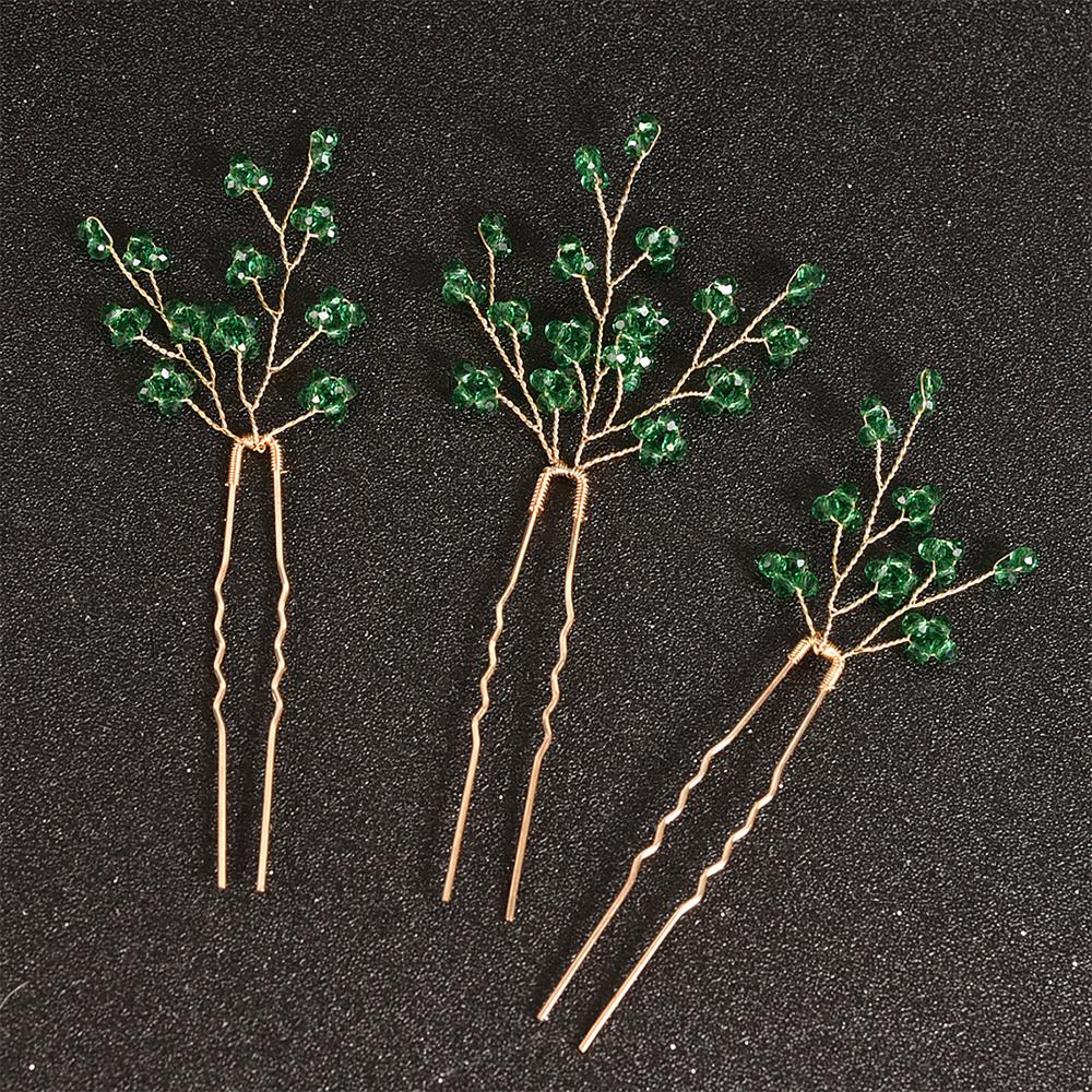 Handmade Pearl Hairpins U-Shaped Updo Decoration Vintage Hair Jewelry Gift for Women