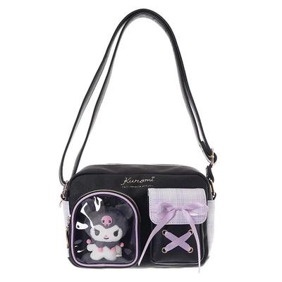Сумка через плечо Sanrio с плюшевой куклой KUROMI Япония НОВИНКА Персонажи Sanrio