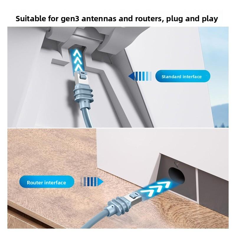Gen3 Router Replacement Cable Outdoor Waterproof Ethernet Network Cable for Cross Border Use
