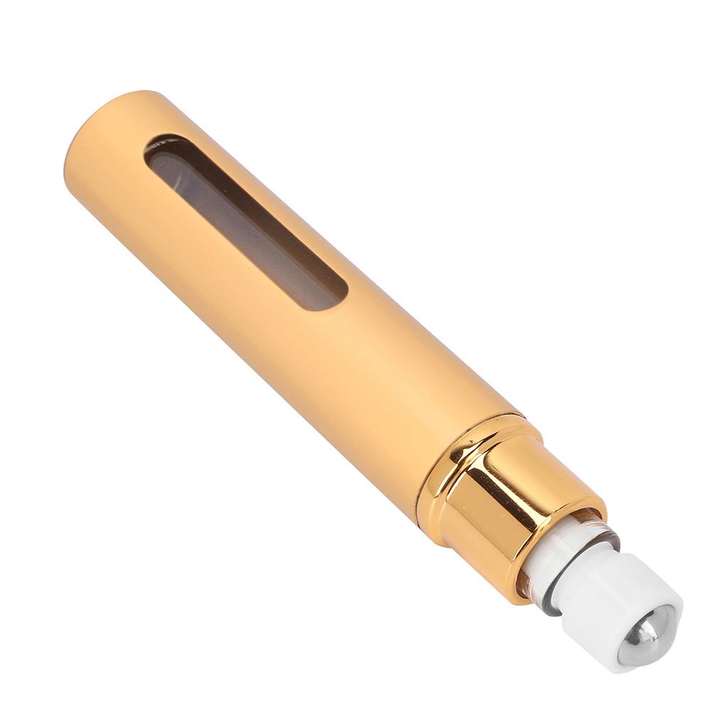 Mini Refillable Perfume Bottle Alumite Visible Portable Leakproof Empty Roll On Bottle 10ml