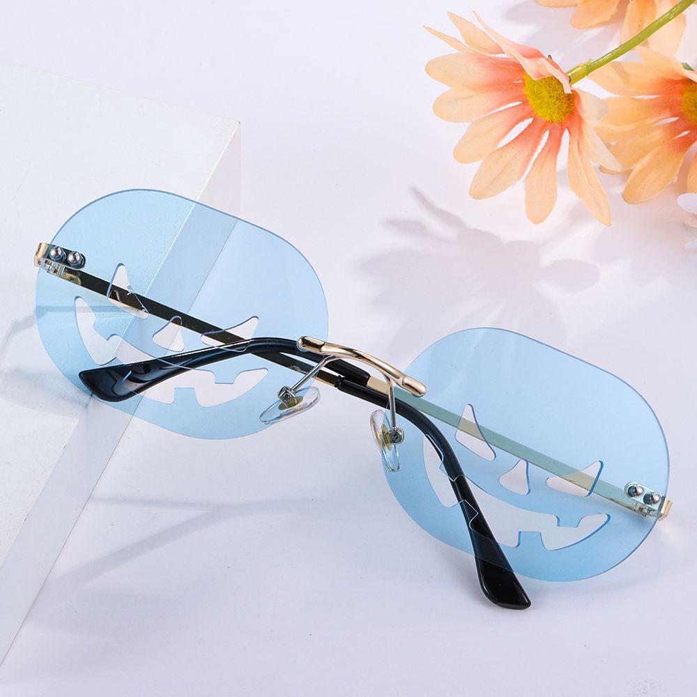 Модные Овальные Смешные Очки-Тыквы Солнцезащитные Очки на Хэллоуин для Женщин Мужчин Карнавальные Очки