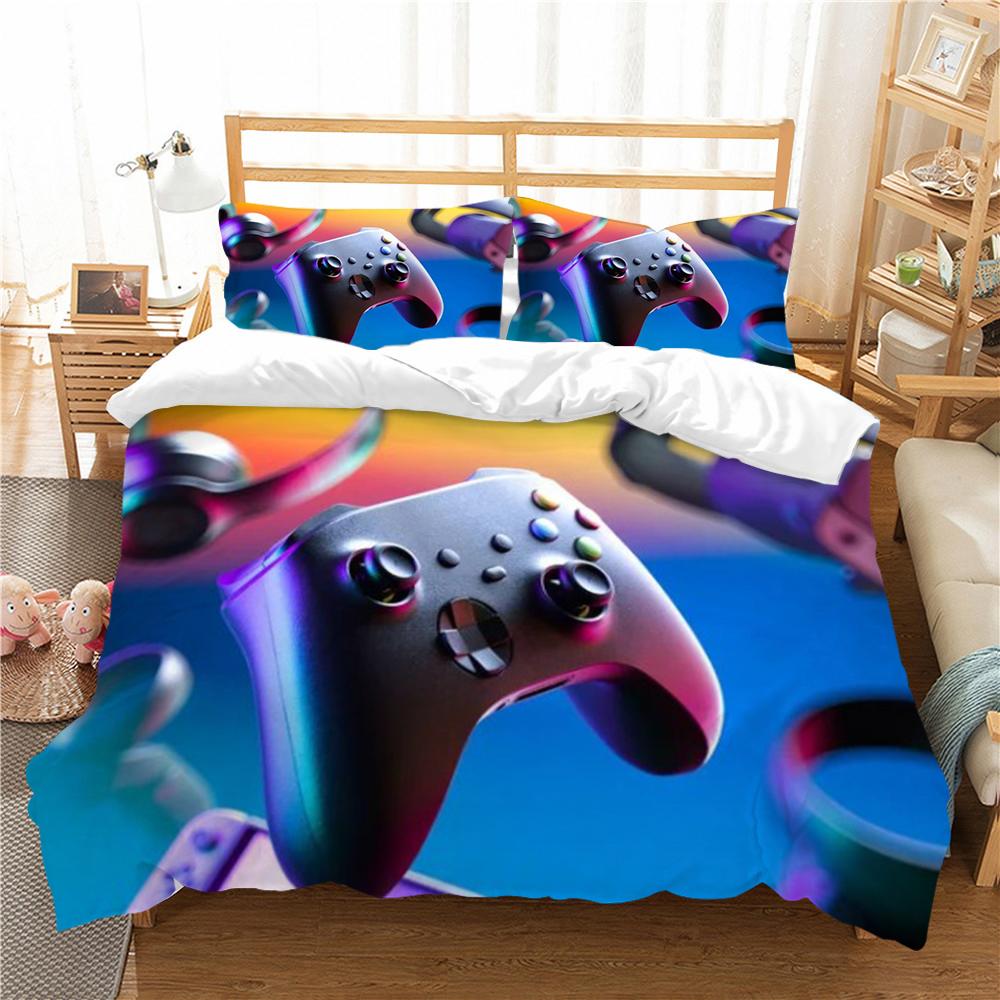 Домашний текстиль Постельный комплект 3D геймпад с принтом Наволочка Удобное одеяло Пододеяльники из микрофибры