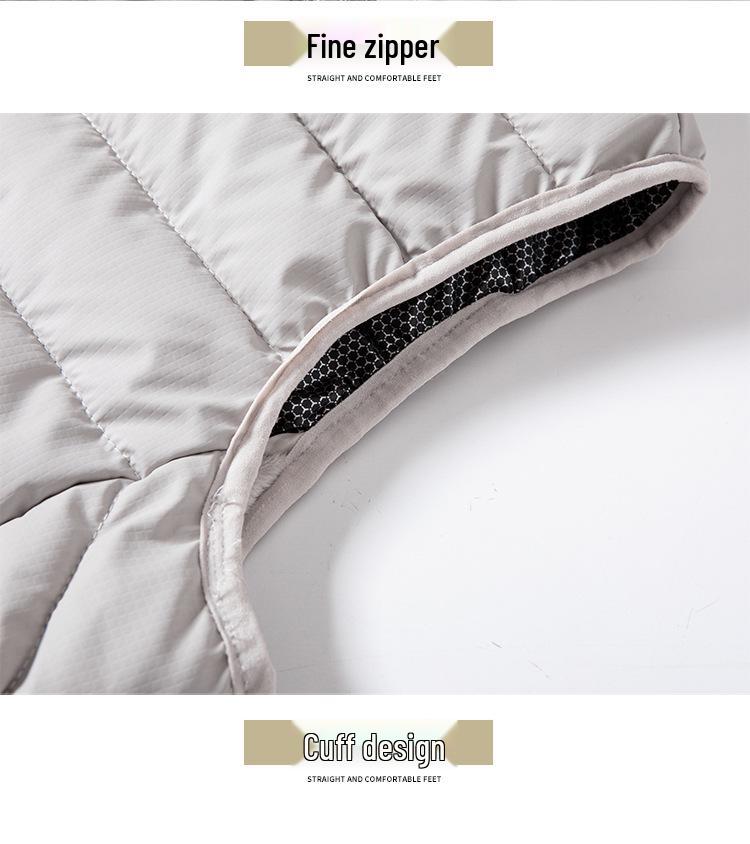 Мужской легкий теплый хлопковый жилет без рукавов - Модный стиль, Осень/Зима 2025