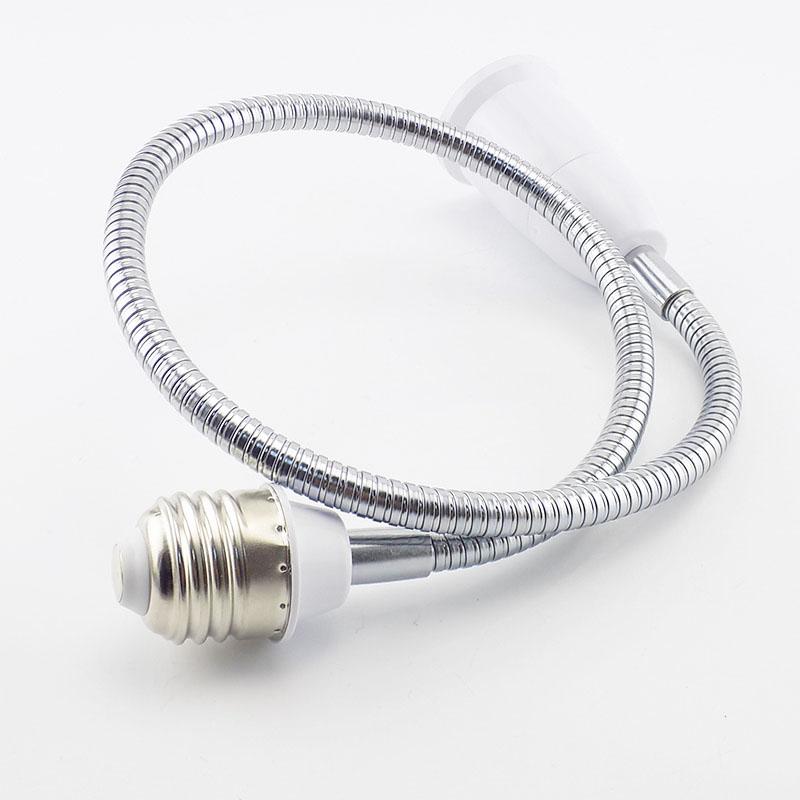 Гибкий цоколь светодиодной лампы E27 на E27, удлинитель, держатель держателя лампы, конвертер