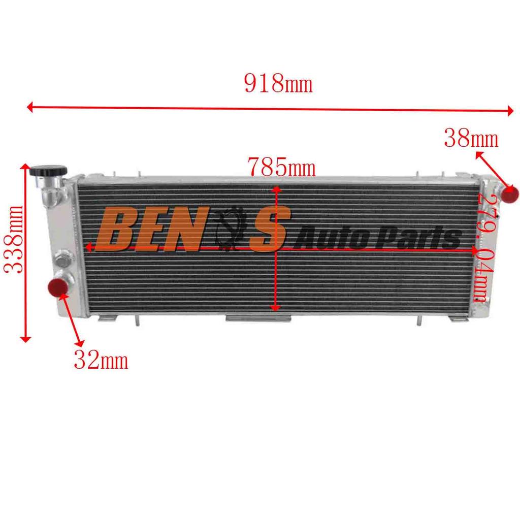 BENOS AUTO PARTS 26MM Aluminum Radiator Fit for 1994-2001 Jeep Cherokee XJ 4.0L