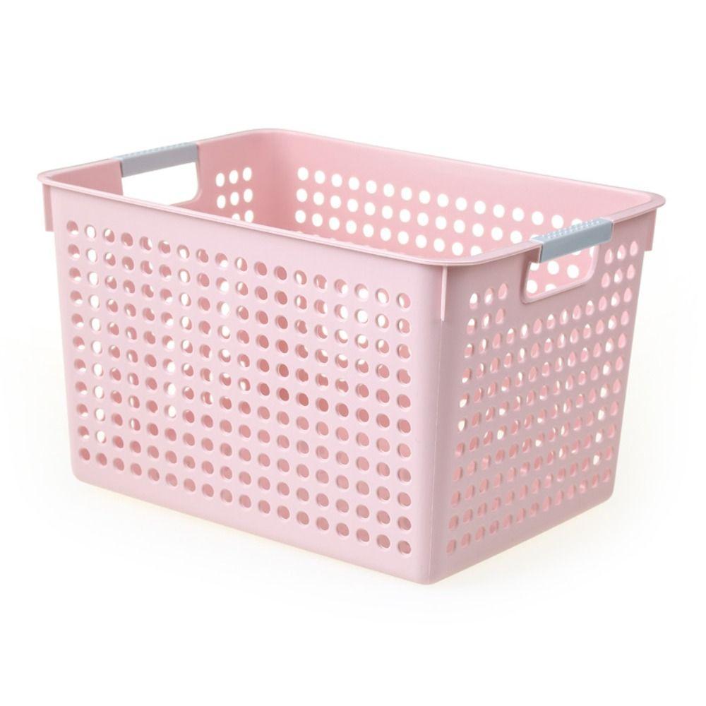 Пластиковая корзина большой емкости Пластиковые контейнеры для хранения Модная корзина для белья Школа
