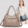 Women's Shoulder Bag Large Capacity Soft Leather Tote Bag Mother Crossbody Bag Handbag