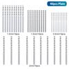 NINDEJIN 13/40/50/60pcs Twist Drill Bit Set Woodworking 1-6.5mm HSS Drill Bit for Carpentry Hand Tools