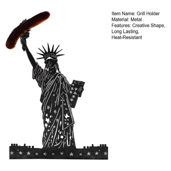 Забавный держатель для колбасок для барбекю, не ржавеющий, термостойкий, портативный, для кемпинга, гриль для хот-догов