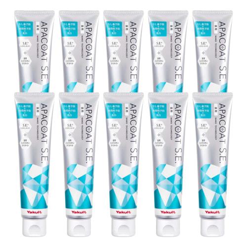 Yakult Apacoat SE Toothpaste, 120g, Set of 10, Medicated, Prevents Periodontal Disease, Whitening, Toothpaste, Cavities, and Bad Breath