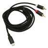 Тип C к 2RCA Мужской кабель HiFi стерео позолоченный звуковой адаптер шнур для телефона планшета автомобильного радио