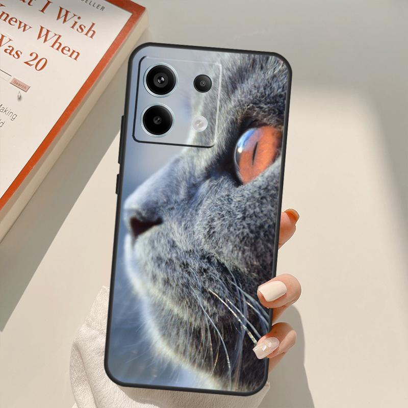 Чехол для телефона British Shorthair Cat для Xiaomi Redmi Note 13 14 9 10 12 11 15 Pro Plus Чехол для Redmi 15 C 12C 13C 14C 10C