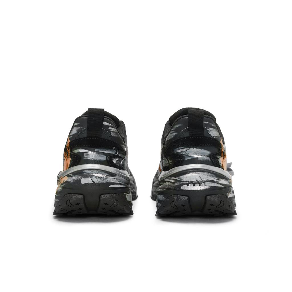 adidas SHADOW FEVER Moonfall Нескользящие Устойчивые к истиранию Низкие Кроссовки на массивной подошве Унисекс Черный Оранжевый Красный JR0040(Team80-S-BOX)