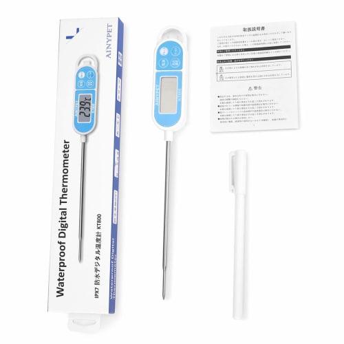 GXSTWU Waterproof Digital Water Thermometer, Fast Reading, Washable, Rust-Resistant, Maximum and Minimum Temperature Memory, Stick-Type Water Thermome