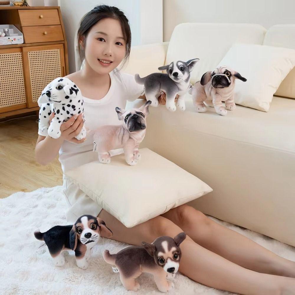 Stuffed Animal Stuffed Dog Dolls Puppy Husky Simulation Dog Plush Delicate Dog Plush Toys  Kids Toy