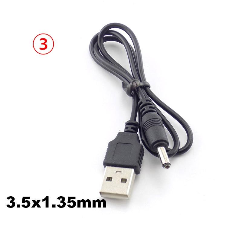 USB тип A штекер постоянного тока 5,5 2,1 2,5 2,0 3,5x1,35 4,0x1,7 мм штекер мини-5-контактный источник питания штекер разъем удлиненного зарядного кабеля