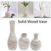 1PC Flower Arrangement Zen Designs Home Decor Natural Color Wooden Vase Chic Flowers Bottle Minimalist Dried Flowers