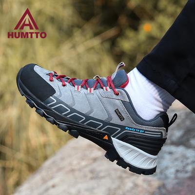 Походная обувь, кожаные водостойкие кроссовки для женщин, дышащие нескользящие треккинговые женские кроссовки