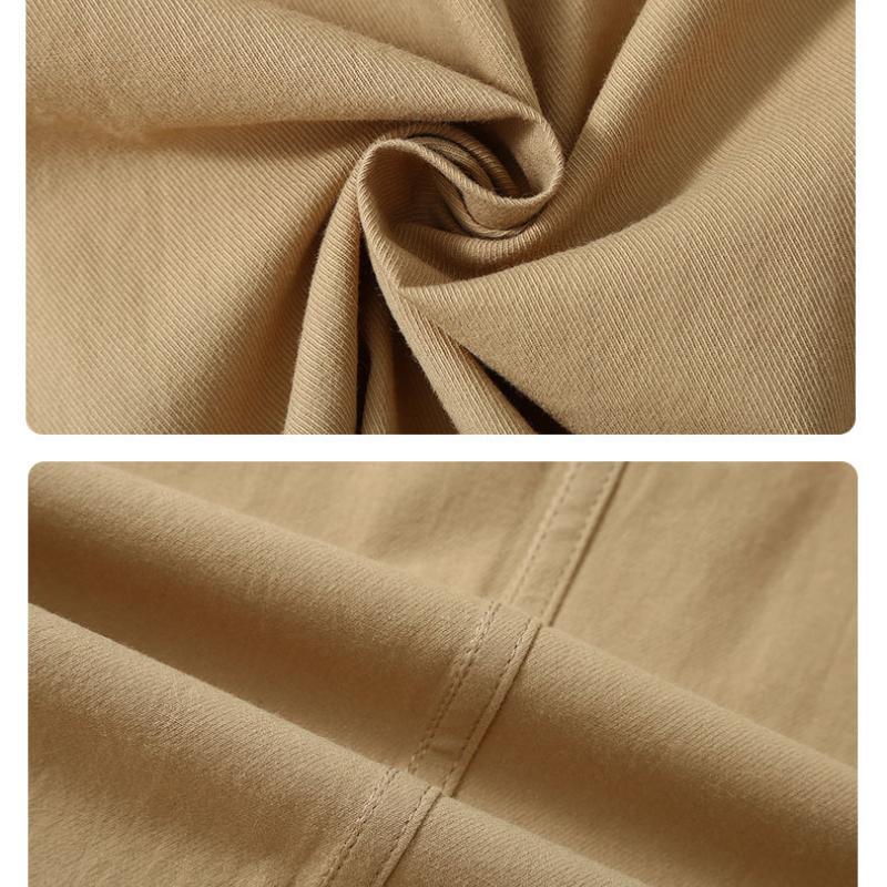 American Short Sleeve Shirt Men Summer Shirt Pure Cotton Casual Men Tops Youth Double Pockets Shirt New Fashion Men Clothing