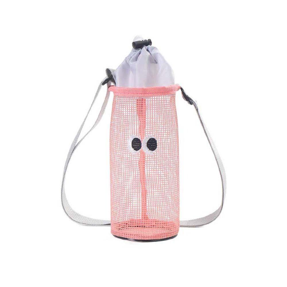 Сумка-мешок через плечо Сетчатая сумка-кроссбоди Универсальная сумка на шнурке для бутылки с водой Сетчатая сумка через плечо Дамская/Девичья