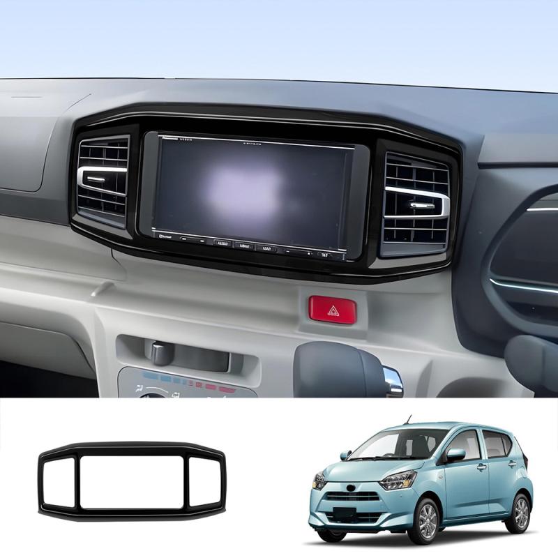 RHD ДЛЯ DAIHATSU MIRA 2017-2025 ABS Автомобильная передняя приборная панель Центральная консоль Декоративная рамка Навигационный центр Панель вентиляционного отверстия Накладка