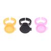 50Pcs Tattoo Pigment Ink Ring Cup Holder With Lid Cover Cap For Microblading