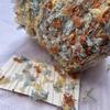 Секционный окрас Пряжа Хвост Рыбы, Боб Попкорн, 50 г Специальная Пряжа Ручного Смешивания для Вязания, DIY Вязаная Куртка Шарф Цветочная Пряжа