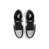 Кроссовки женские Air Jordan 1 Retro High OG Silver Toe черные металлико-серебристые белые CD0461-001