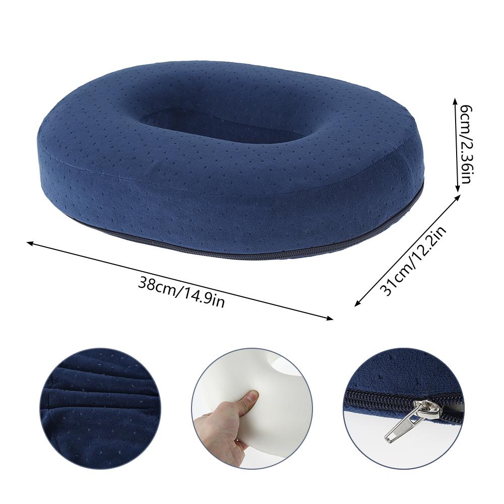 Anti Hemorrhoids Seat Cushion Multifunction Breathable Donut Ring Cushion     Posture Correction Decompression Pad Office Supply