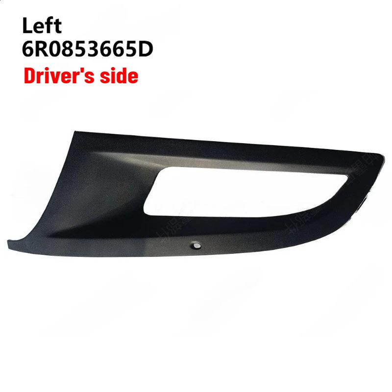 1Pc/1Pair Front Bumper Fog Light Cover Fog Light Grill For VW Polo 6R MK5 2009 2011 2012 2013 2014 2015 6R0853665D 6R0853666D