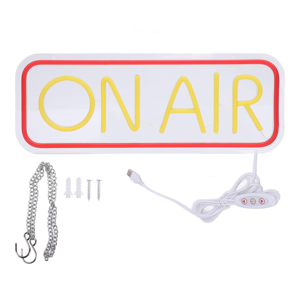 ON AIR Neon Sign USB Powered Neon Night Light for Live Streaming Recording Game Room Bar Studio