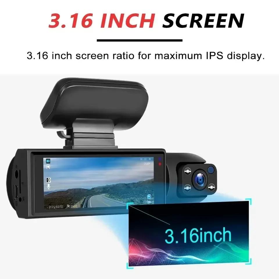 1080P Автомобильный видеорегистратор с WiFi, Двойные камеры, Видеорегистратор, Камера заднего вида, Автомобильные аксессуары