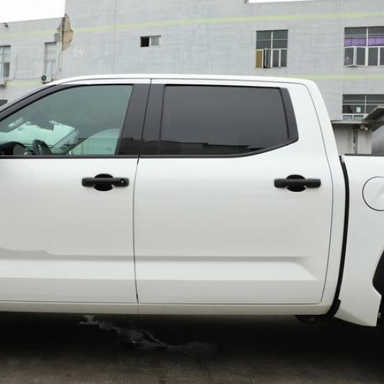 Glossy Black ABS Exterior Door Handle Bowl Cover Trim For Toyota Tundra -24