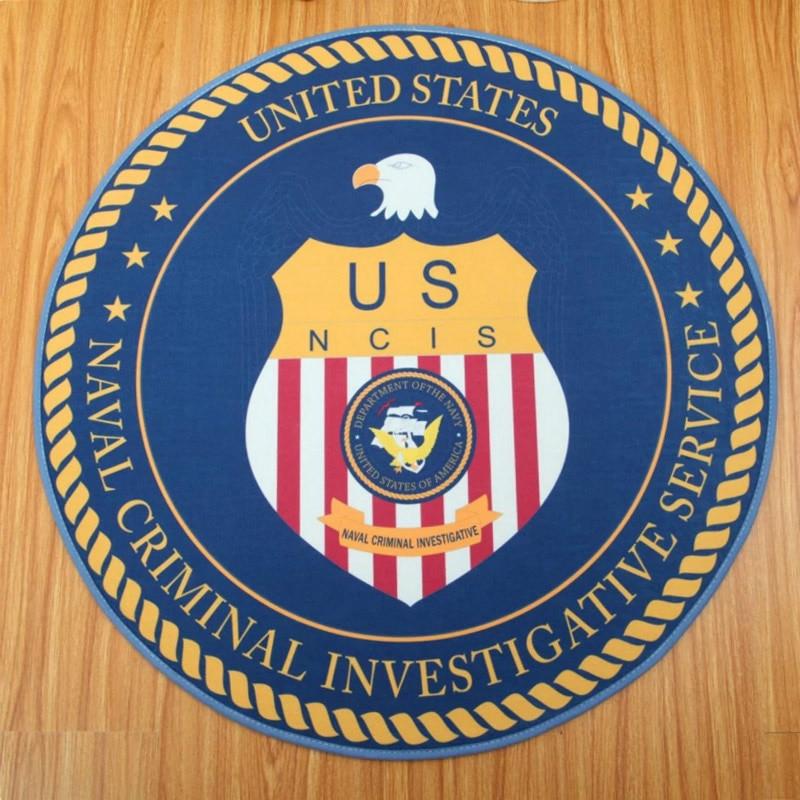 Круглый ковер, ковер с луной и звездой для гостиной, нескользящий коврик Galaxy, синий декоративный напольный коврик