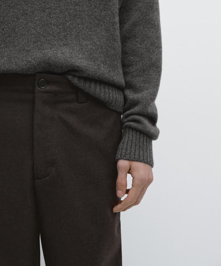 Шерстяные брюки Masimodutti Total Look