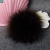 DIY Faux Fox Fur Fluffy Pompom Ball for Knitting Hat Hats