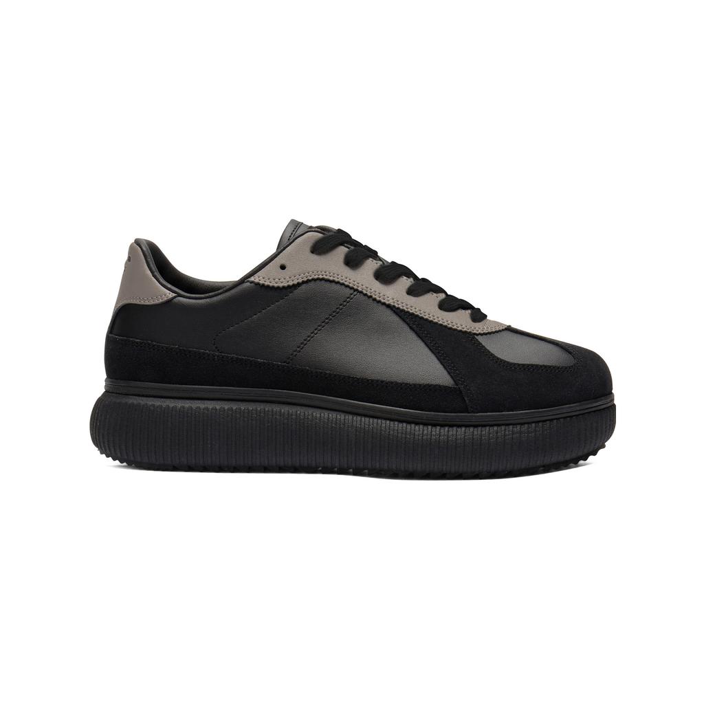 ONITSUKA TIGER Delecity Fashion Универсальная износостойкая обувь на низкой подошве, увеличивающая рост, повседневные кроссовки унисекс, черно-серые 1183B874-001