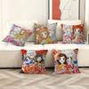 Аниме Подушка Наволочка Дюймы Декор Фермерского Дома Домашние Наволочки Для Диванных Украшений