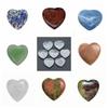 Non-porous Natural Crystal Stones Natural Quartz Crystal Ornaments Heart-shaped Stone  Gift