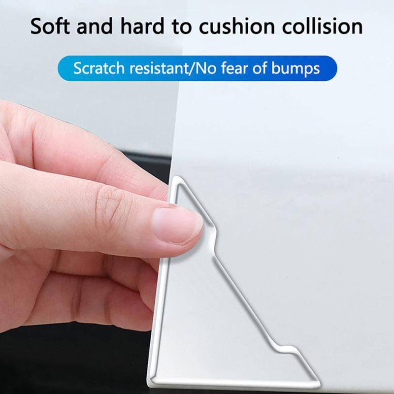 AENTC1 2pcs Silicone for Porsche Boxster Cayman Cayenne 911 Macan Panamera Car Door Corner Protector Anti-Collision Scratch Cover