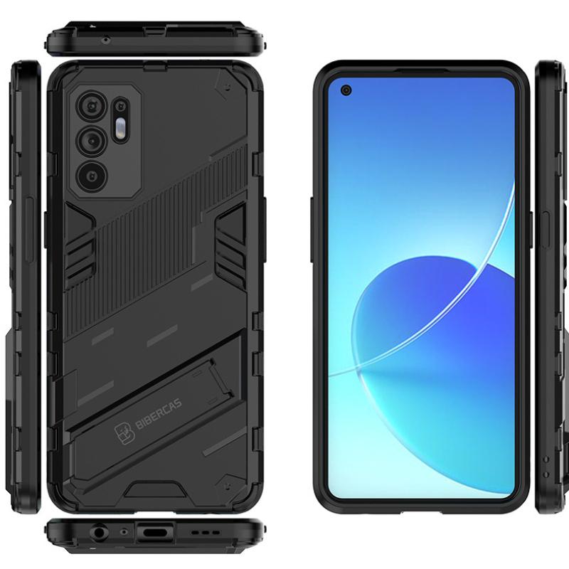 Для OPPO Reno 6 5G бронированный противоударный чехол для телефона задняя крышка для OPPO Reno6 Z 6Z 4G магнитная подставка противоударные защитные чехлы Coqu