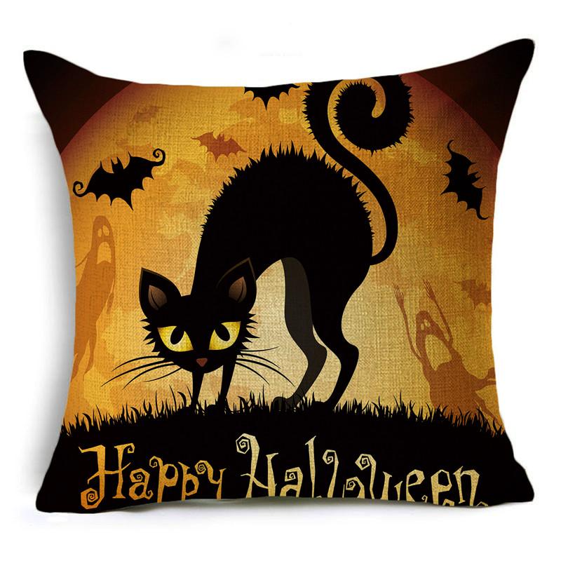 Halloween Horror Collection Themed Pillowcase Holiday Gift Party Decoration Sofa Cushion Cover 40*40cm/45*45cm/50*50cm