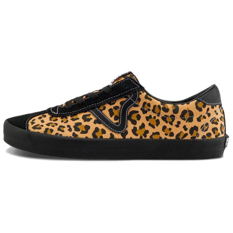 Vans Износостойкие Низкие Кеды для Скейтборда Унисекс Черные Коричневые Кроссовки VN000CTDBLK