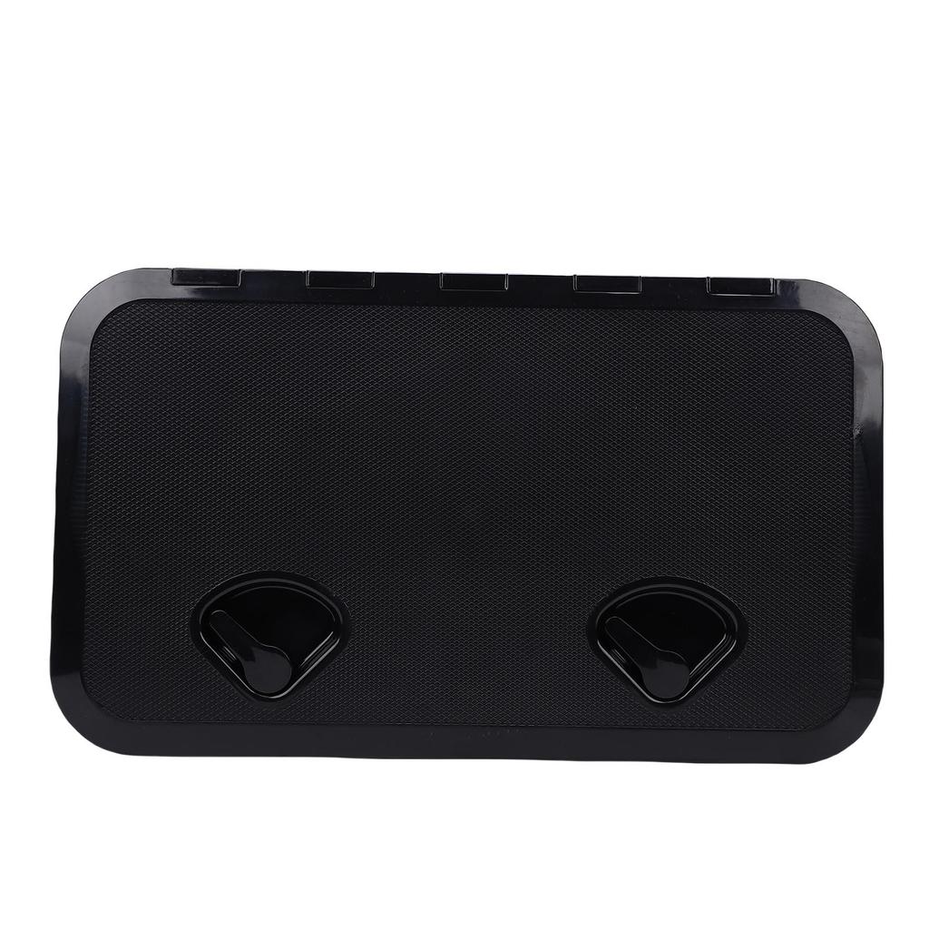 Boat Hatch 24inx14in Rectangle Boat Deck Hatch 180 degrees  Opening Lid Marine Boat Access Hatch Lid for Yachts RV Black