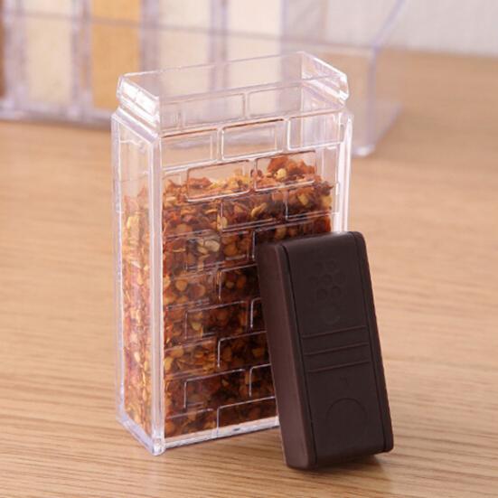 2/6 в 1 банка для специй, соли и сахара, прозрачная коробка для хранения приправ, кухонный контейнер